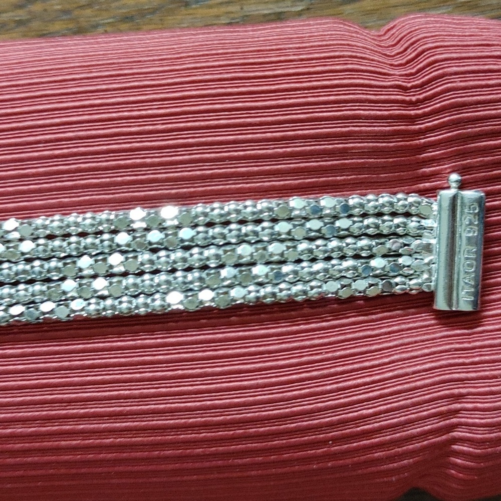 Itaor 925 Italy 5 Strand Bracelet - Picture 14 of 16